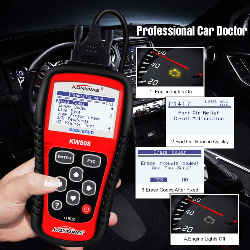 SCANNER DE AUTO KW808