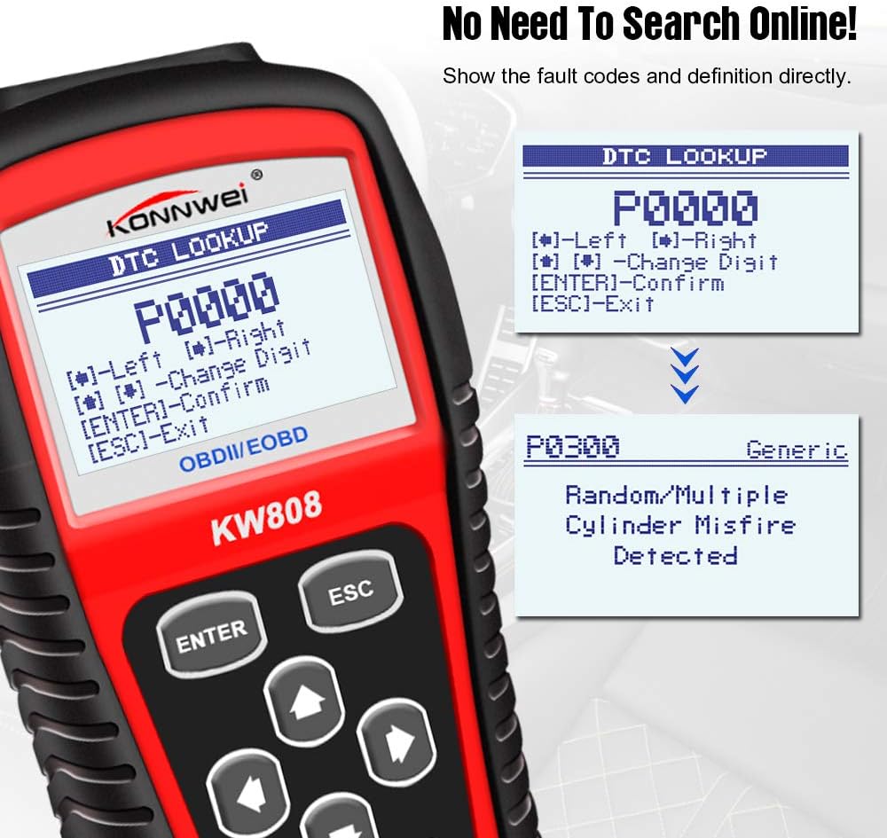 SCANNER DE AUTO KW808