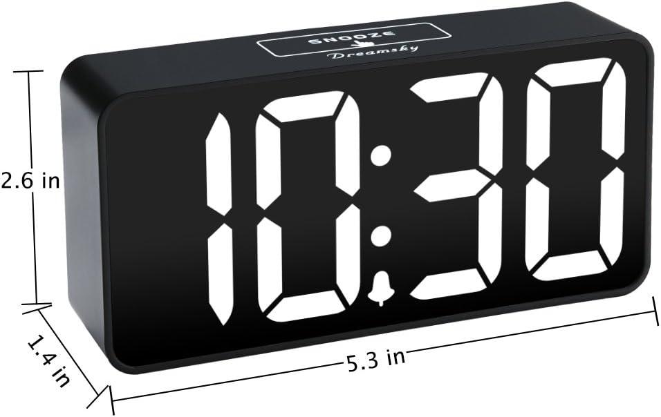 RELOJ DIGITAL LED DESPERTADOR