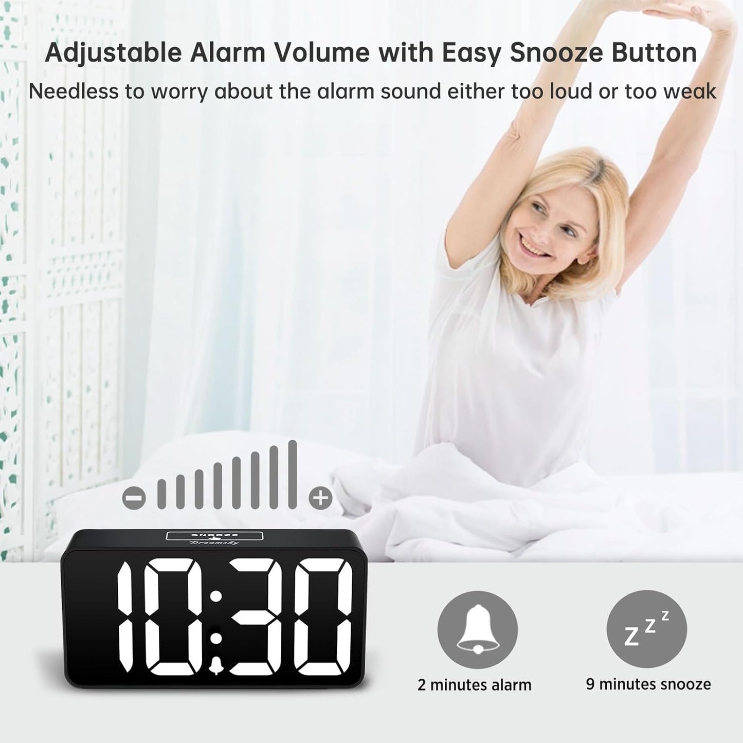 RELOJ DIGITAL LED DESPERTADOR