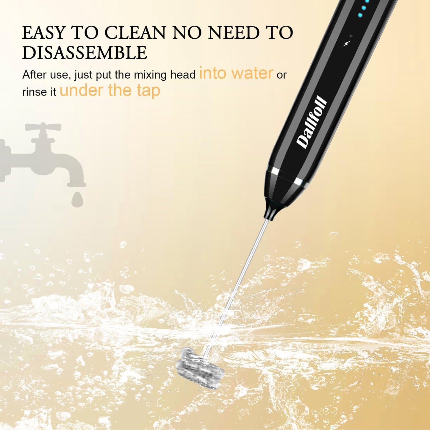 Batidor de Leche Eléctrico USB