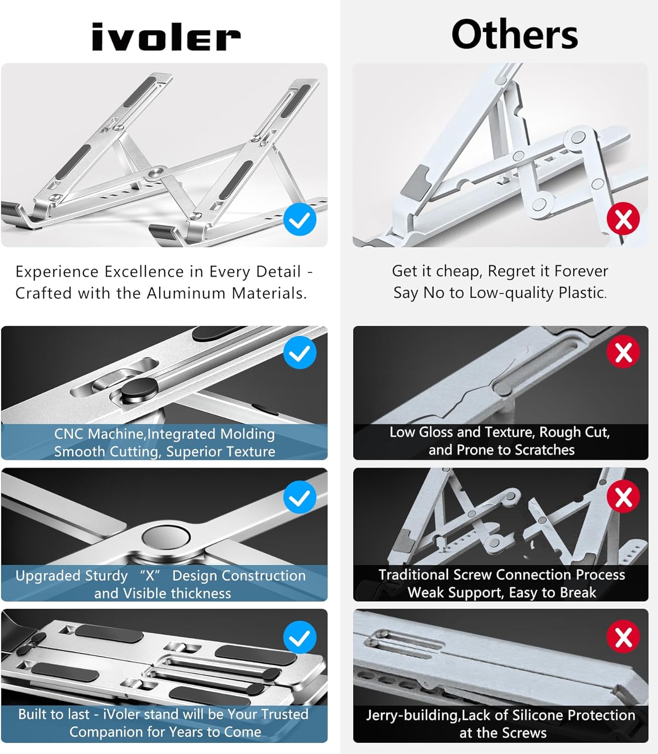 SOPORTE DE LAPTOP DE ALUMINIO