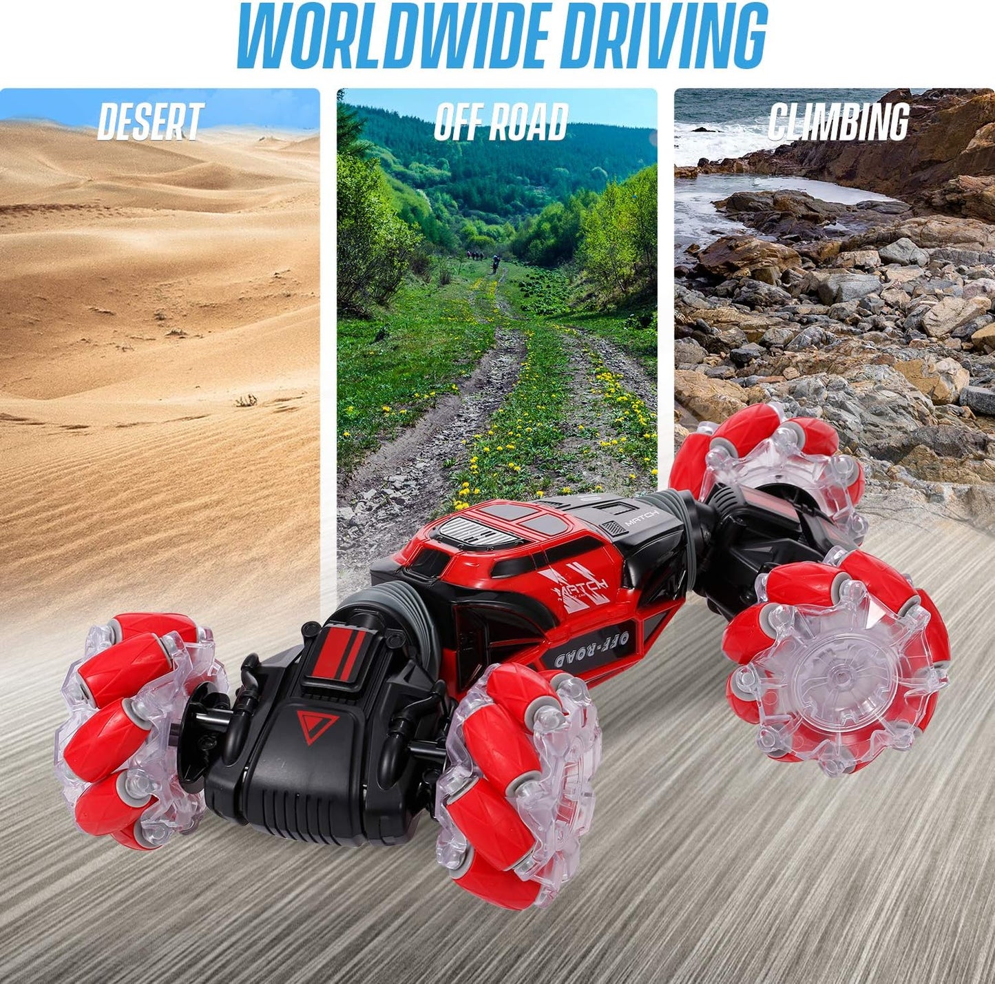 CARRO CON CONTROL SENSORIAL STUNT CAR