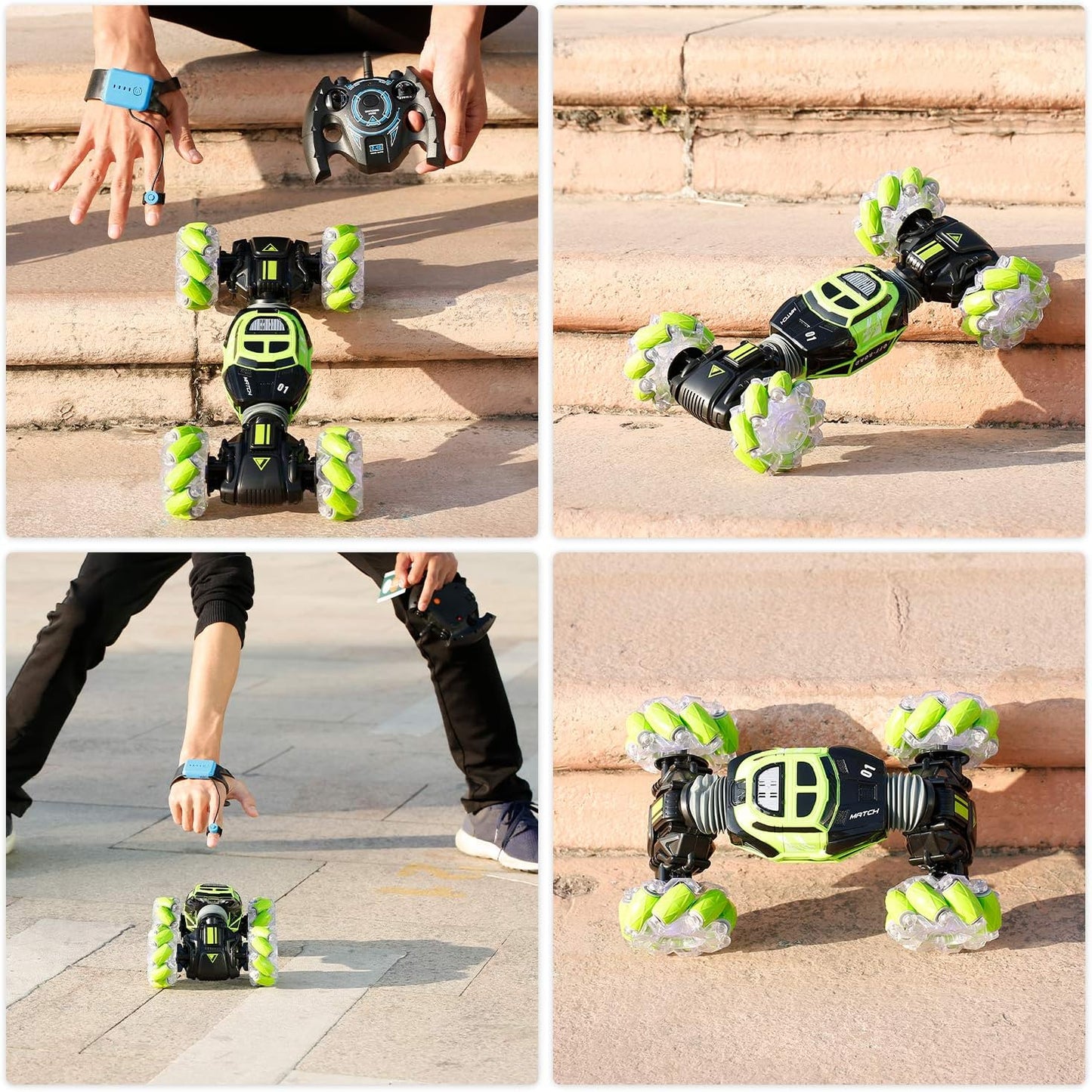 CARRO CON CONTROL SENSORIAL STUNT CAR
