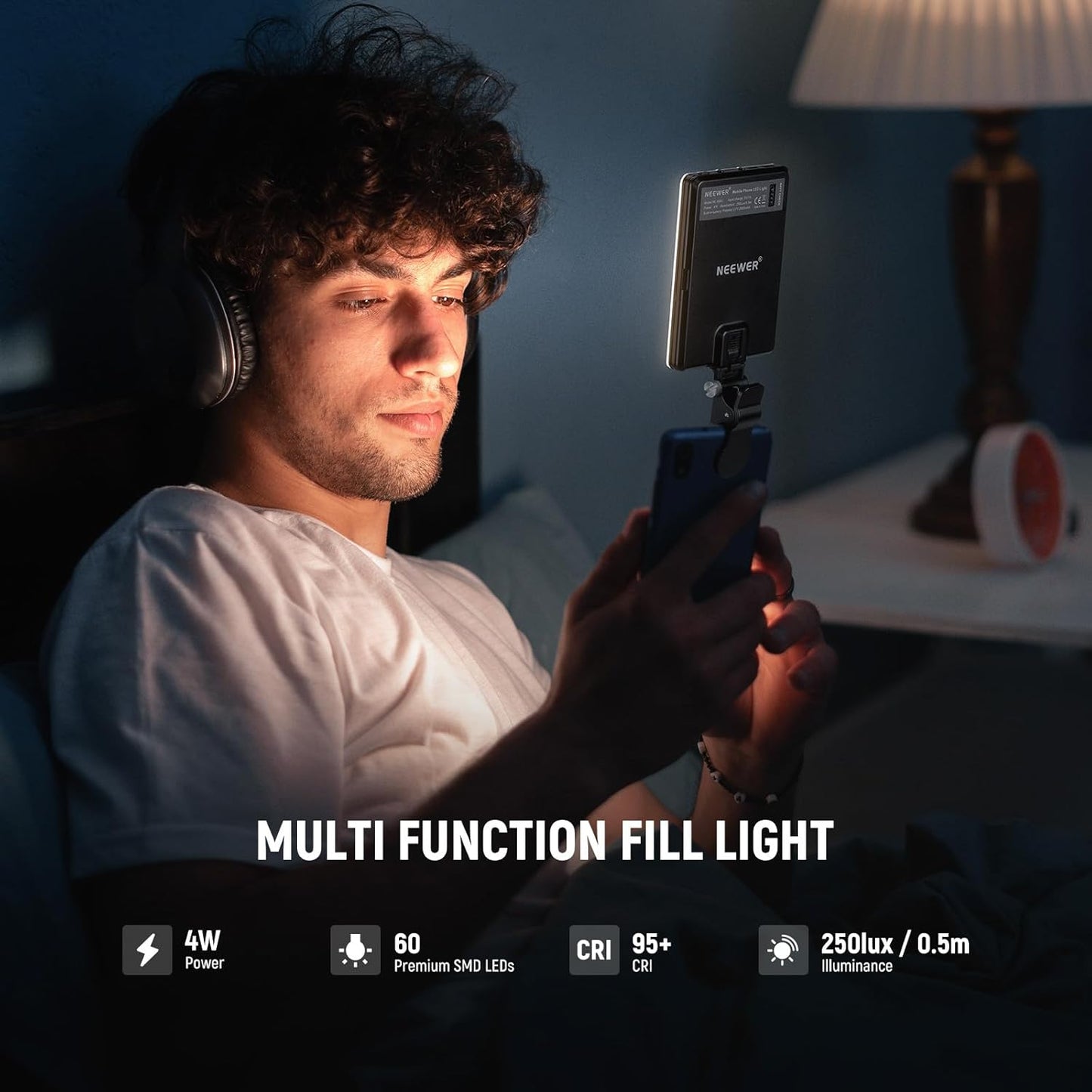 S - CLIP LUZ SELFIE PINZA