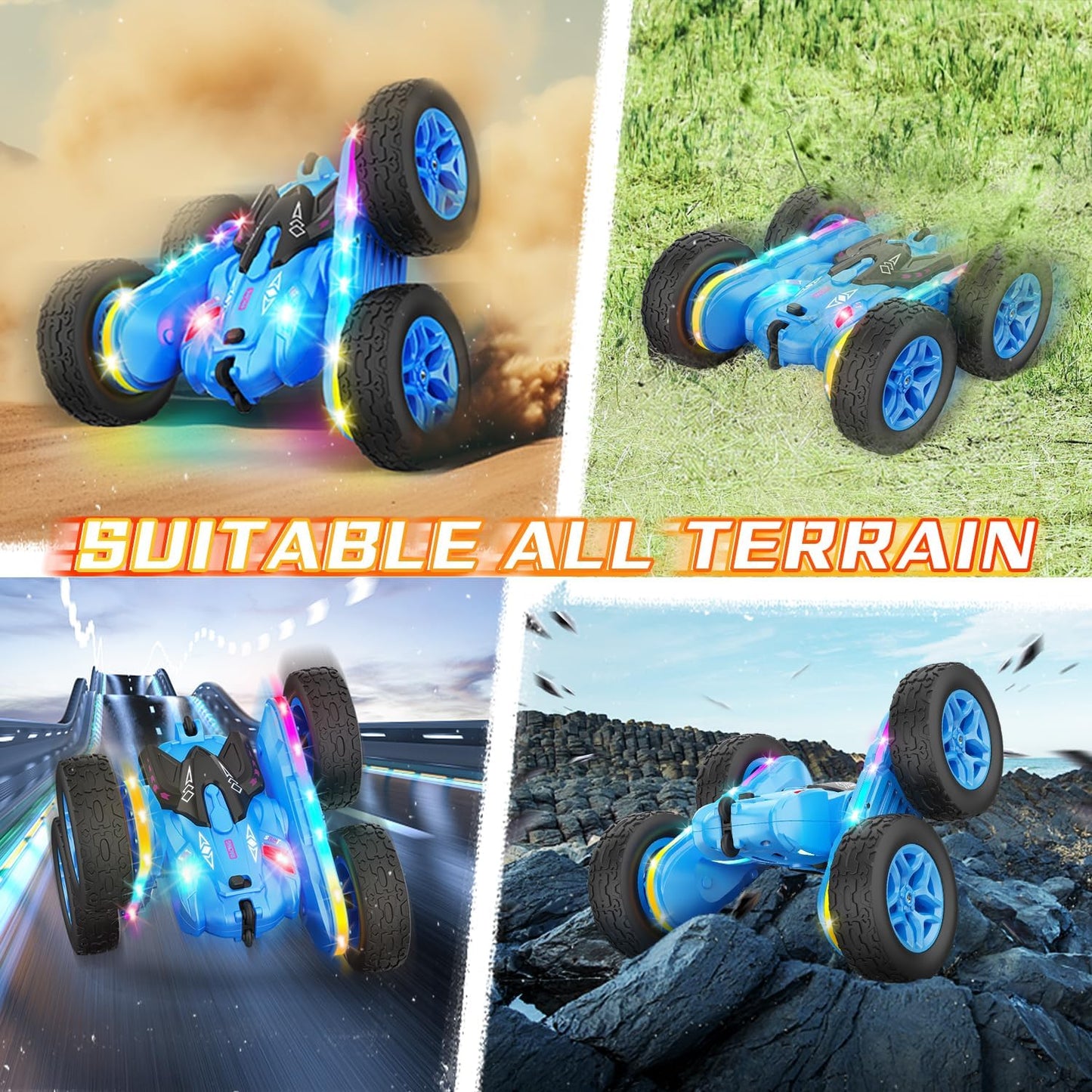 SPIN STUN CAR CONTROL REMOTO MULTICOLOR
