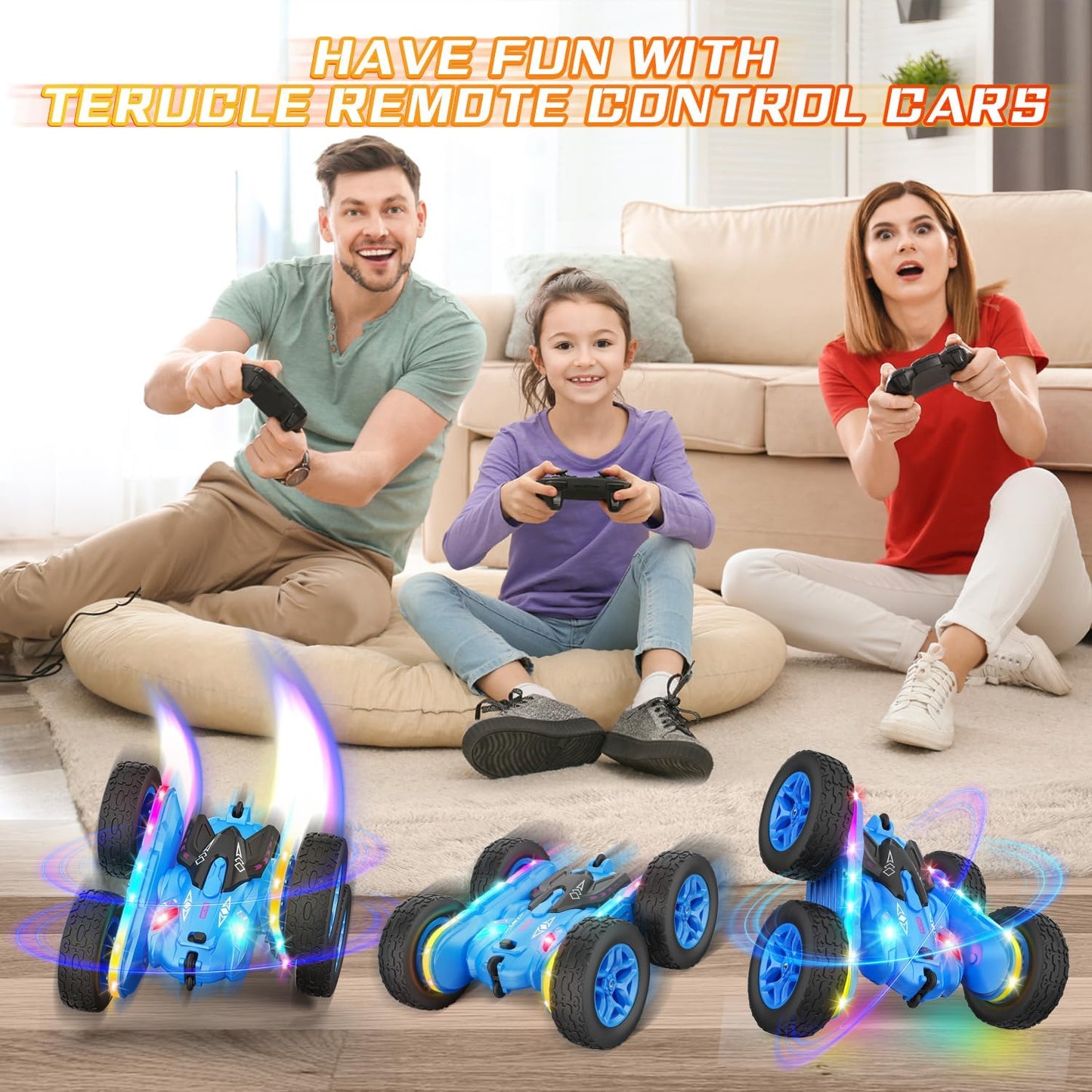 SPIN STUN CAR CONTROL REMOTO MULTICOLOR