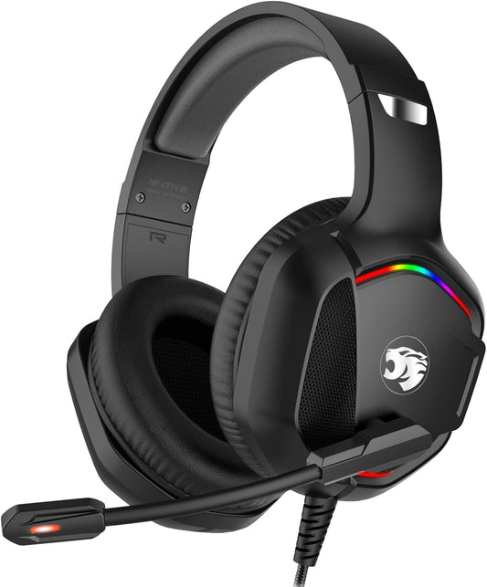 Audífonos Gaming Con Microfono H13 Luz R