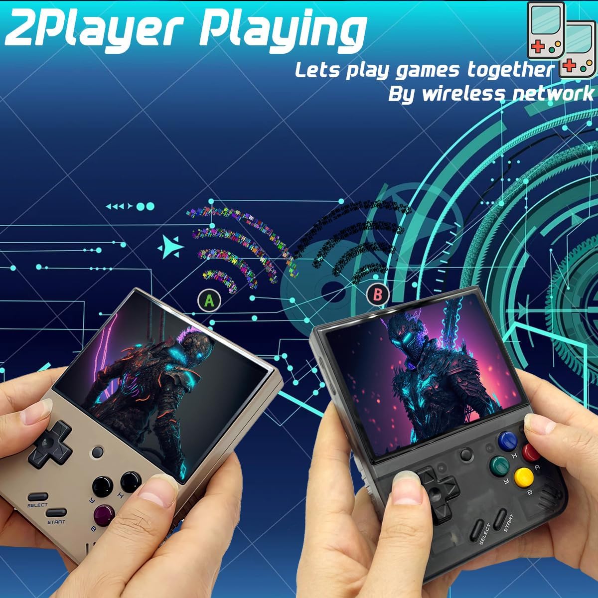 POWKIDDY V10 - 128GB - 10,000 JUEGOS