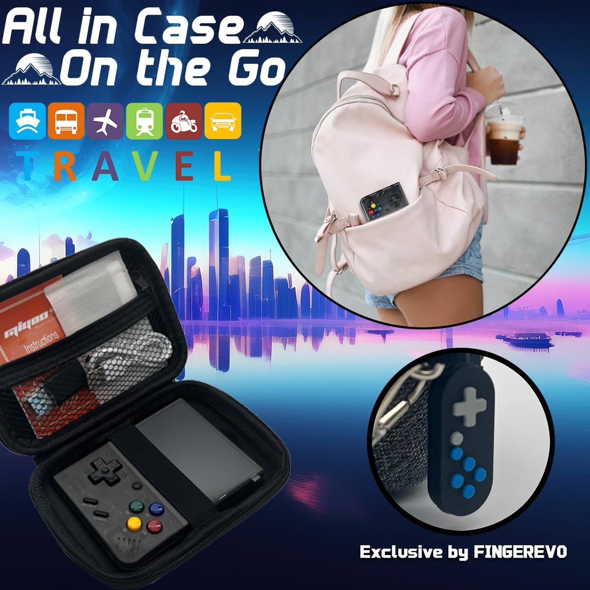 POWKIDDY V10 - 128GB - 10,000 JUEGOS
