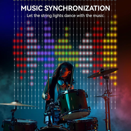 CORTINA INTELIGENTE 3D LED