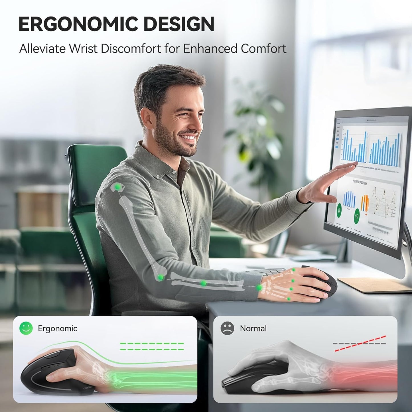 Mouse Ergonómico