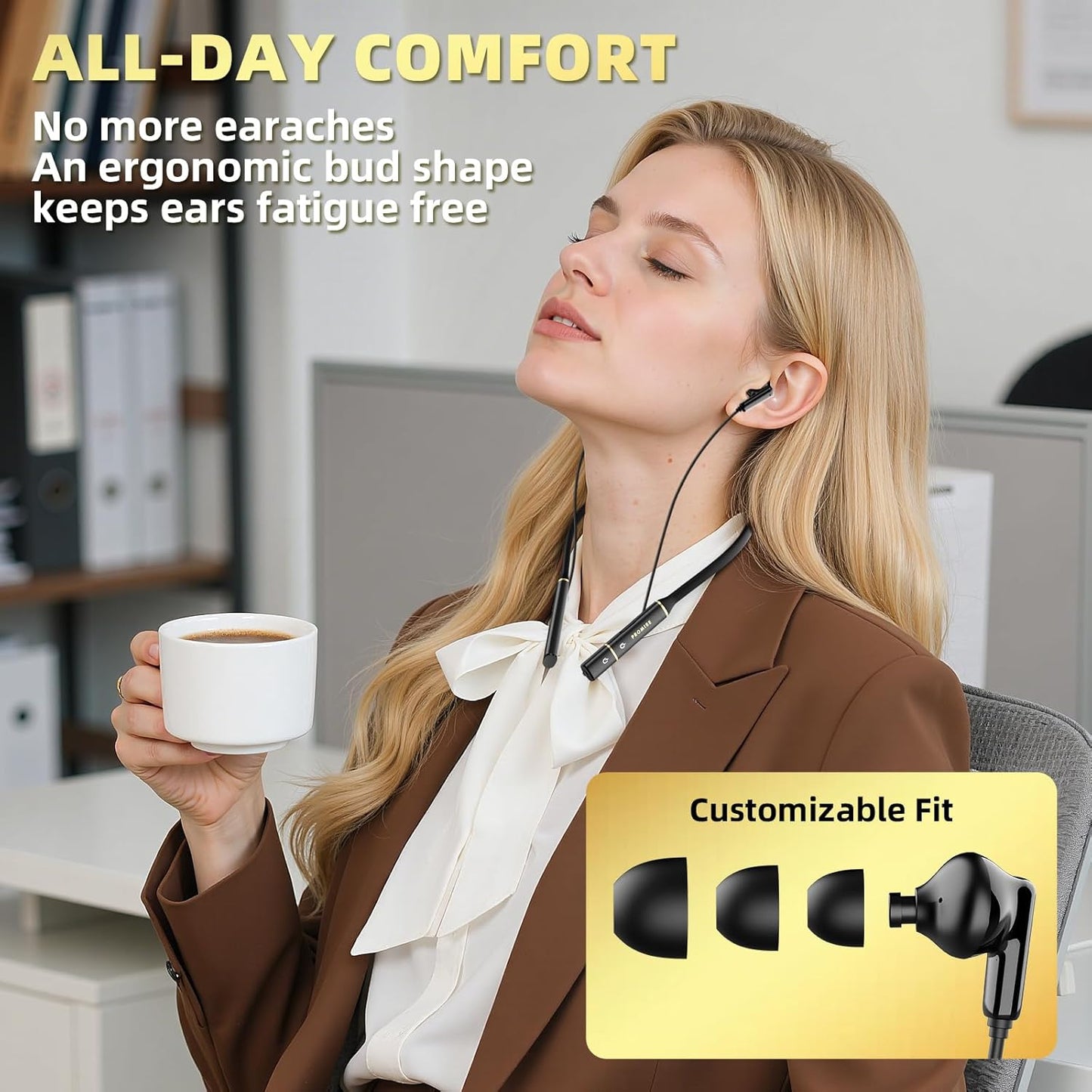 AIRPODS LDNIO N02 BT- BANDA DE CUELLO