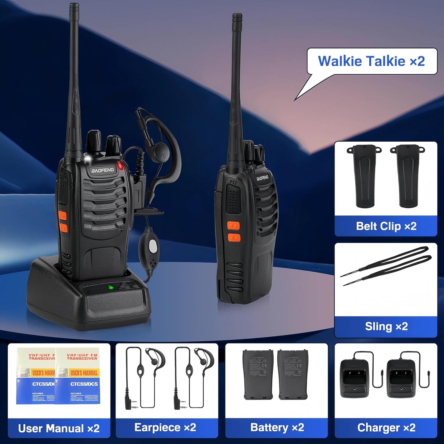 WALKIE TALKIE - BAOFENG BF888S