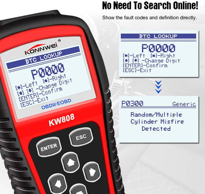 SCANNER DE AUTO KW808