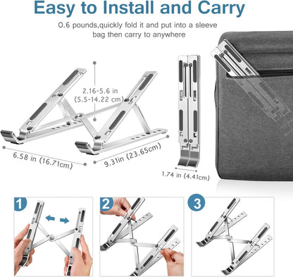 SOPORTE DE LAPTOP DE ALUMINIO