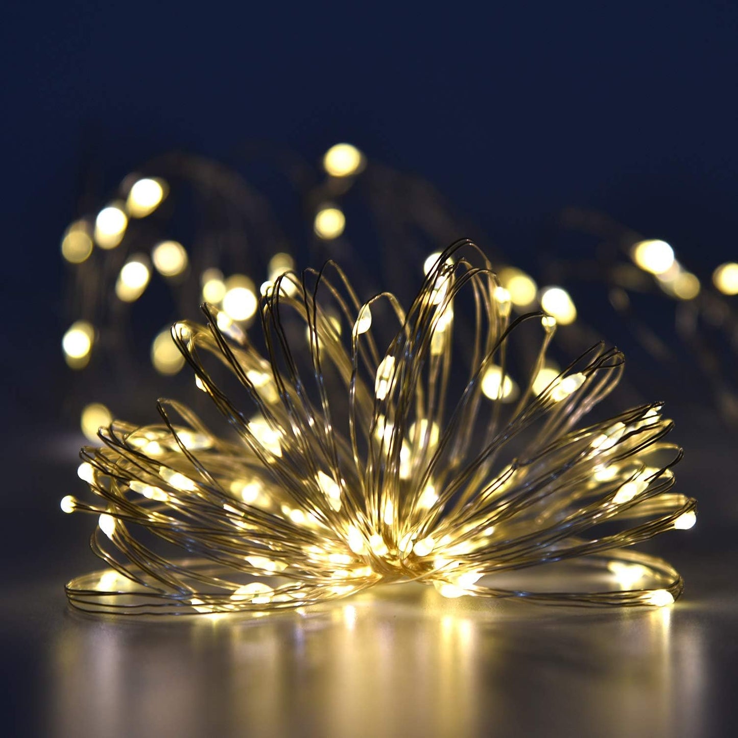 LUCES NAVIDAD PANEL SOLAR 200 FOCOS