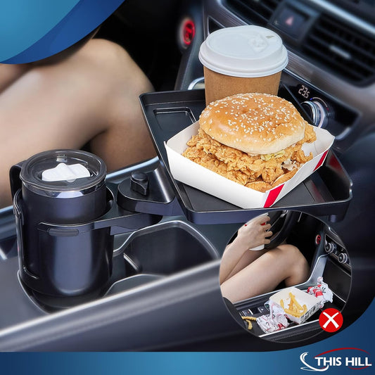 PORTA VASO PARA AUTO CON BANDEJA