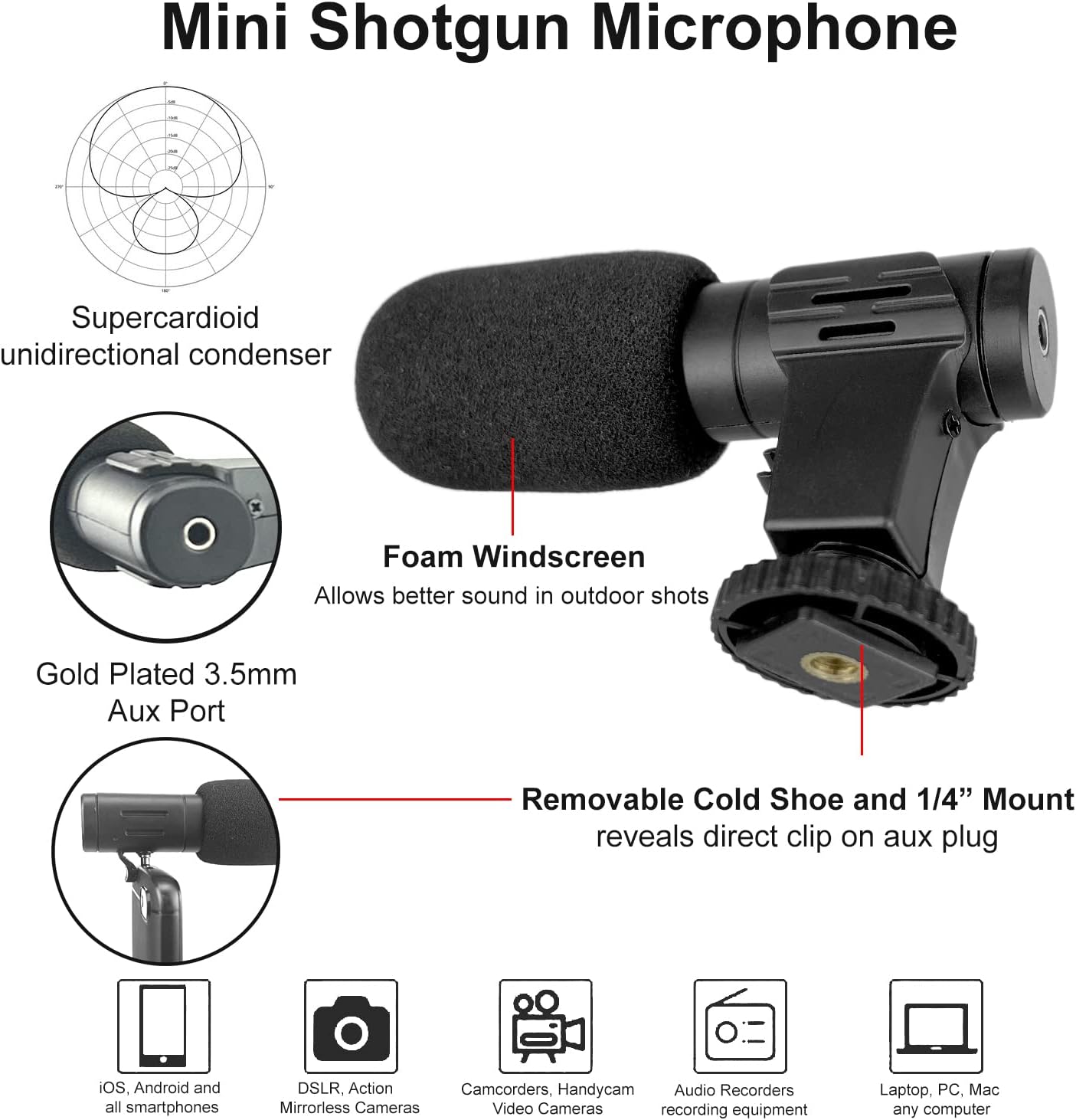 TRIPODE CON MICROFONO