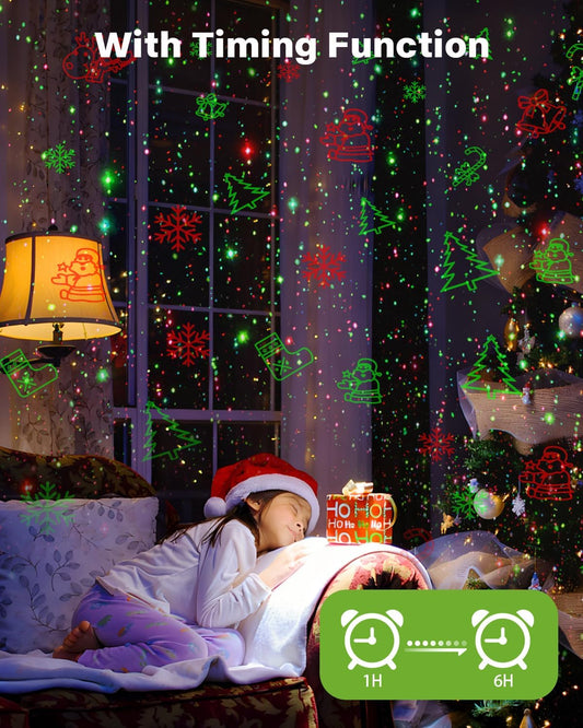 PROYECTOR DE FIGURAS NAVIDEÑAS