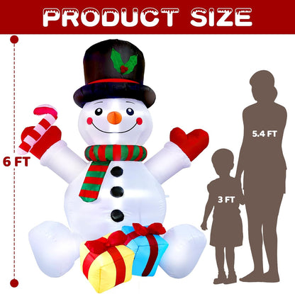 INFLABLE MUÑECO DE NIEVE 1000-1