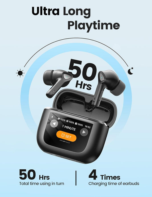 AUDIFONOS CON PANTALLA DIGITAL