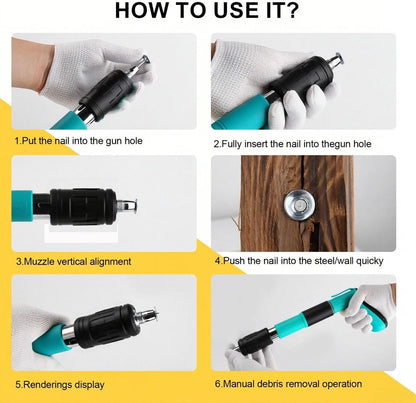 PISTOLA DE PRESIÓN PARA CLAVOS