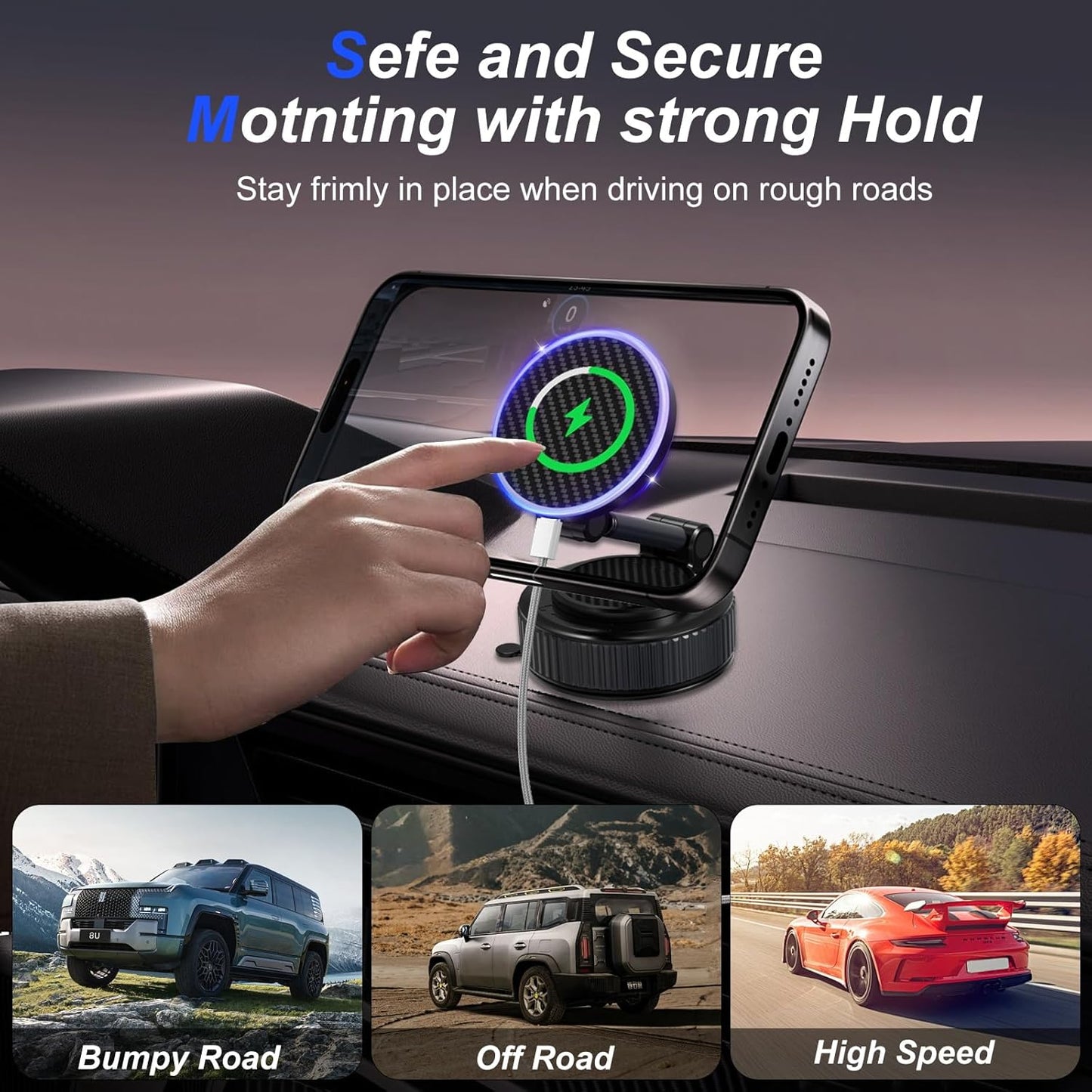 SOPORTE CELULAR PARA RETROVISOR 360 GANC